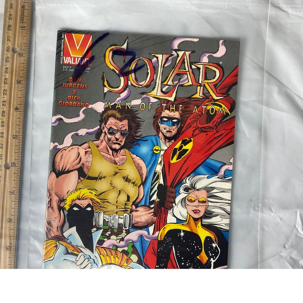 Solar Man of the Atom Comic Book October 1994 Valiant Comics #30